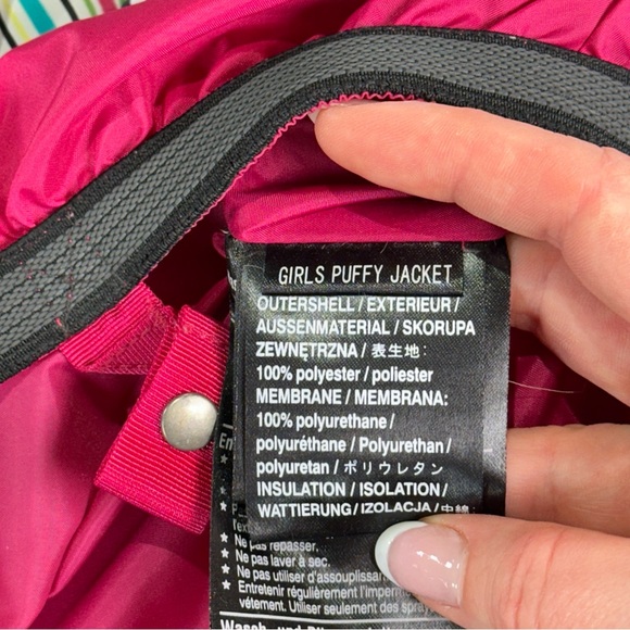 Burton Girls Snow Jacket XL Down Insulated Hooded Pink - Picture 7 of 16